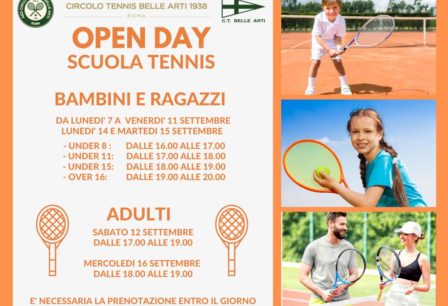 open day tennis locandina