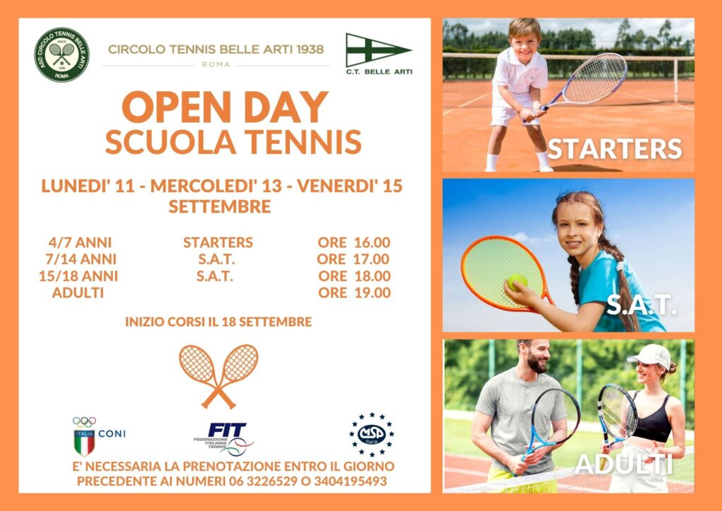 OPEN DAY TENNIS 2023