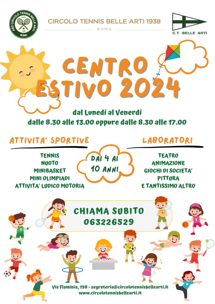 LOCANDINA CENTRO ESTIVO 2024